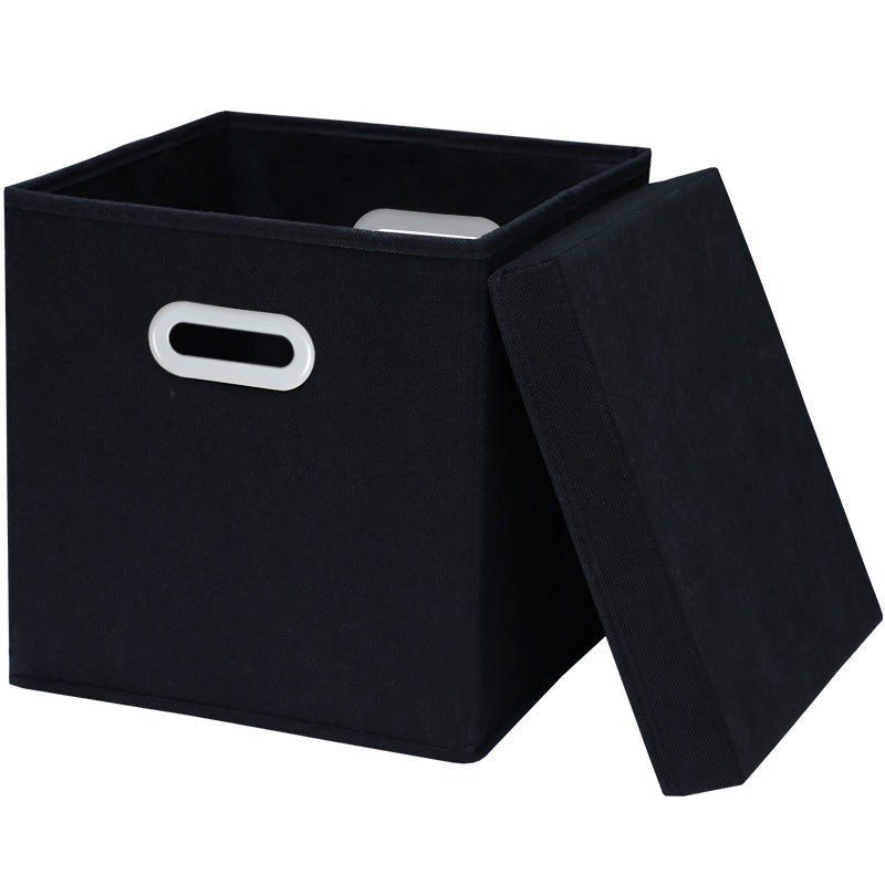 Amazon Lidless Storage Box Fabric Storage Box Foldable Large Drawer Storage Box Toy Storage Box