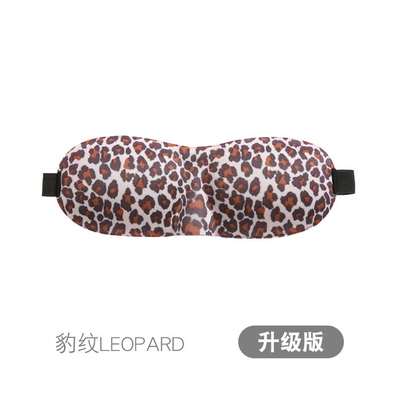 3D Eye Mask Sponge Fabric Light-Blocking Eye Protection Travel Aviation Sleep Unisex Customizable Logo Full Blackout