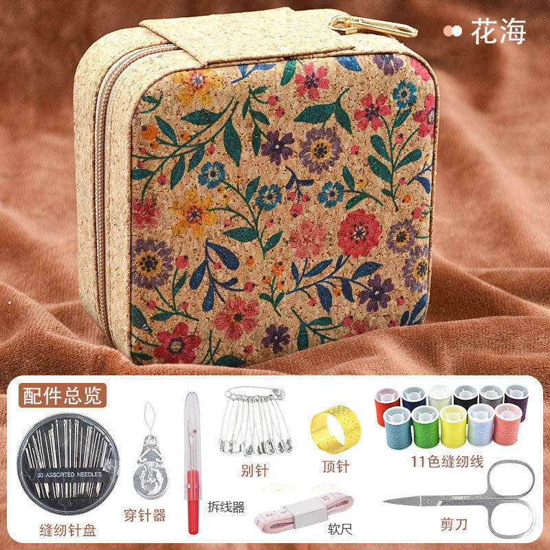Sewing Box Household High-Quality Dormitory Sewing and Mending Sewing Kit Portable Wedding Sewing Kit Practical Sewing Thread Box