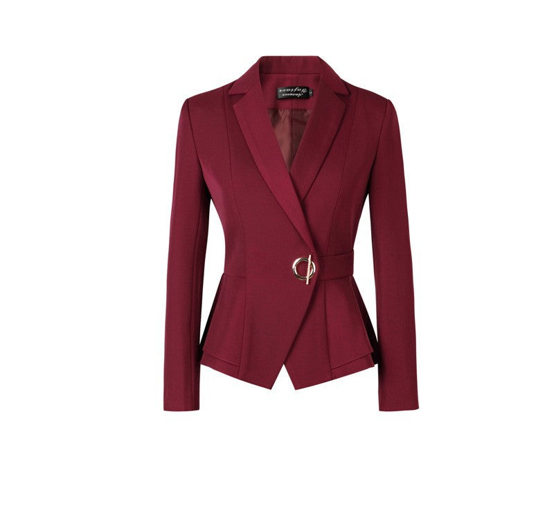 Autumn and Winter Hot-Selling Ol Classic Long-Sleeved Professional Women's Pants Suit Interview Sales Formal Work Suit 1882