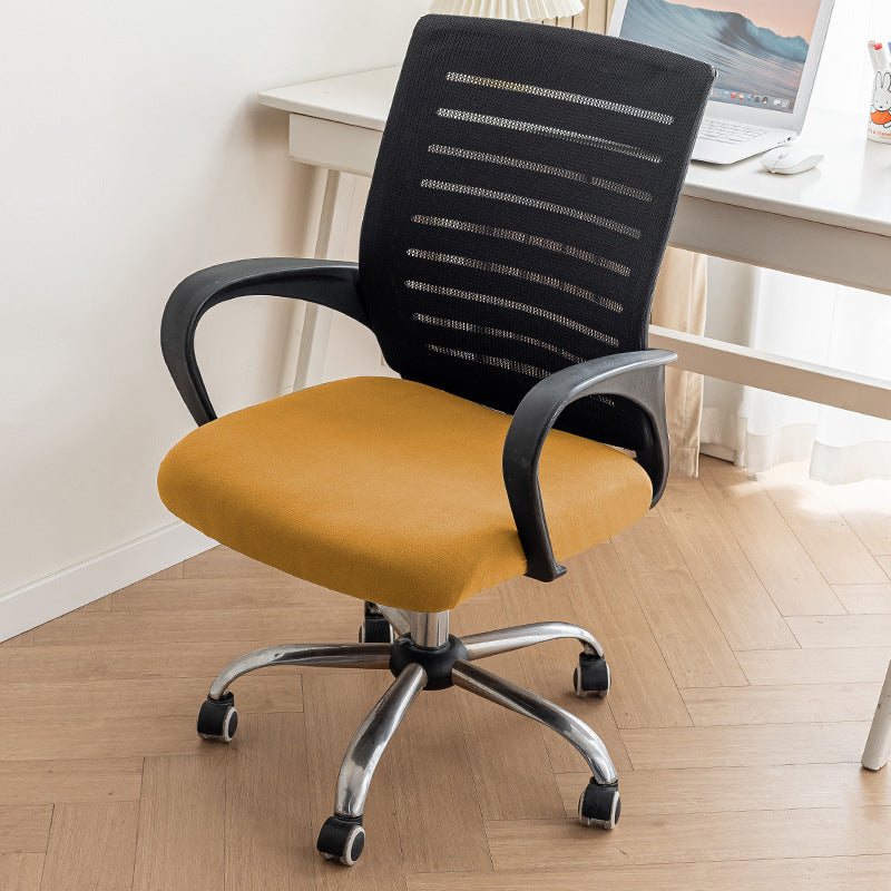 Anti-Slip Velvet Chair Cover, Office Chair Cover, Elastic Horn-Shaped Chair Cover, Office Chair Cover, New Year Style