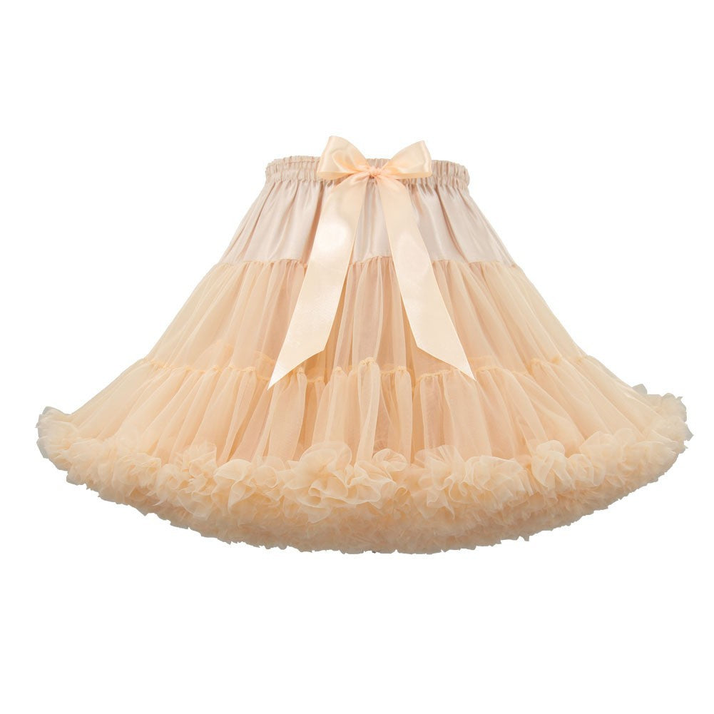 Adult Cloud Brace New Style Breathable Veil Skirt Super Veil Mesh Lolita Soft Girl Tutu Skirt Boneless Pirate Skirt