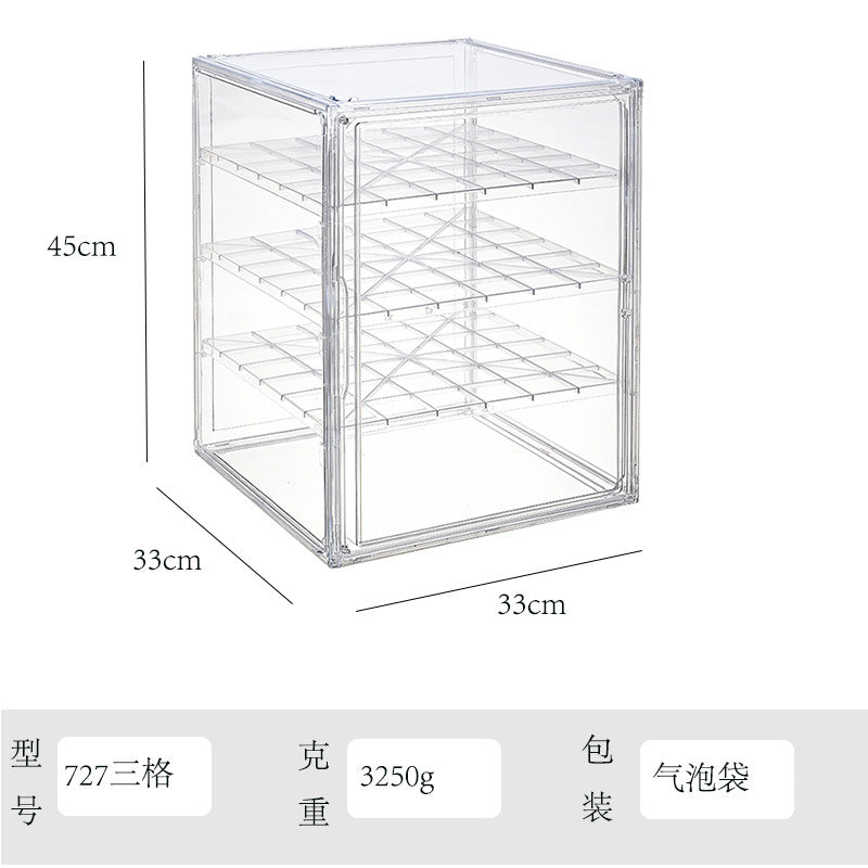 Blind Box Storage Display Stand Desktop Transparent Dustproof Acrylic Lego Bubble Mate Storage Cabinet Hand Display Box