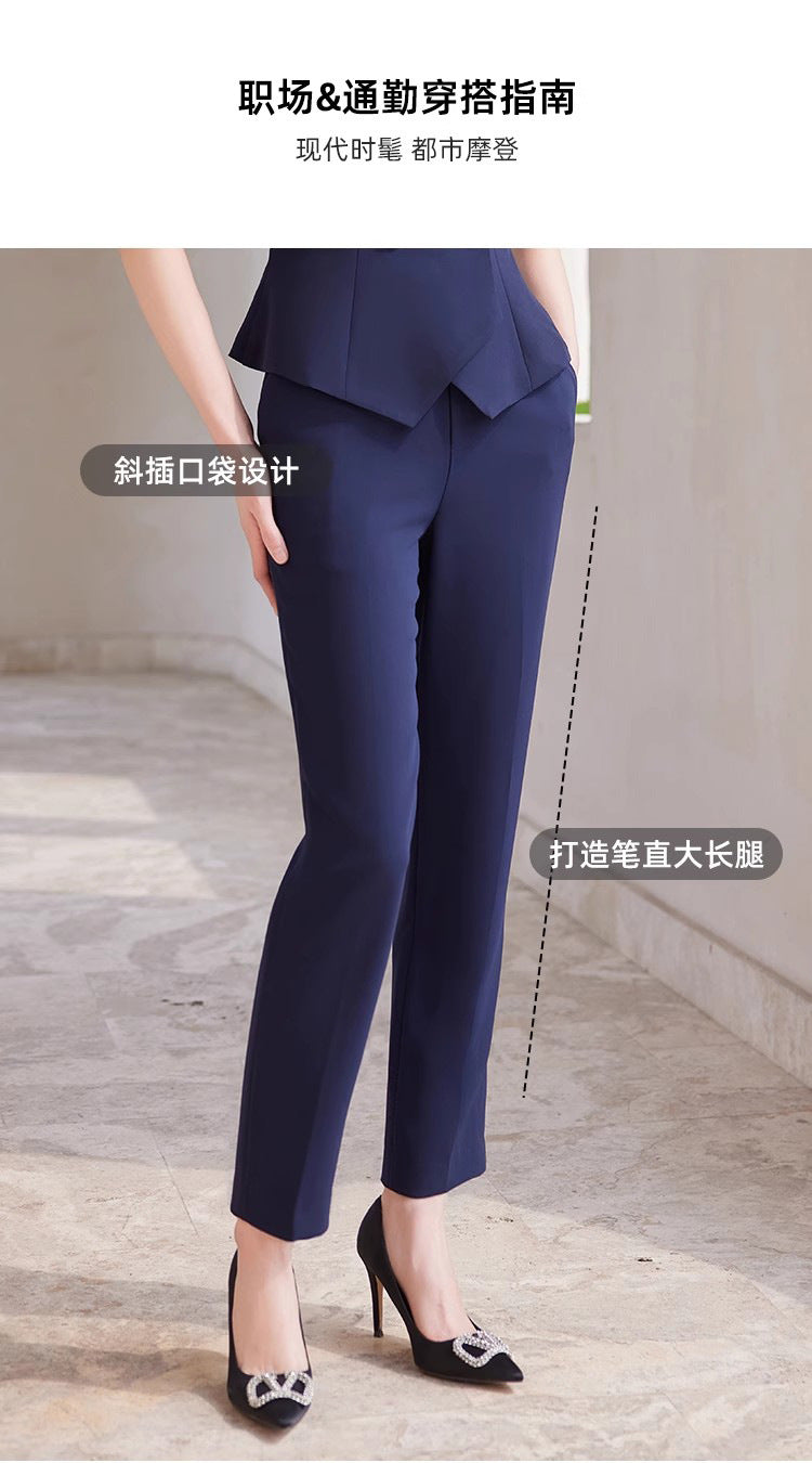 Aishangchen Sales Department Temperament Suit 2025 New Work Clothes Professional Business Short-Sleeved Suit Professional Wear