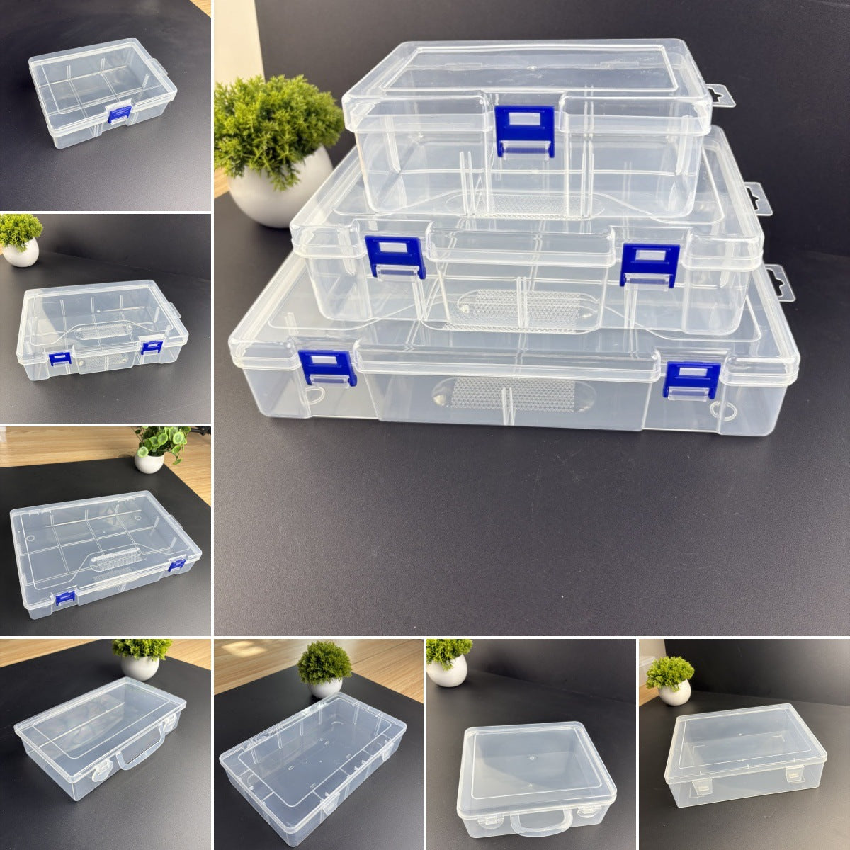 Plastic Storage Box for Diamond Painting, New Plastic Bottles for Round and Square Diamonds, Beads, Round Bottle Storage Tool Box
