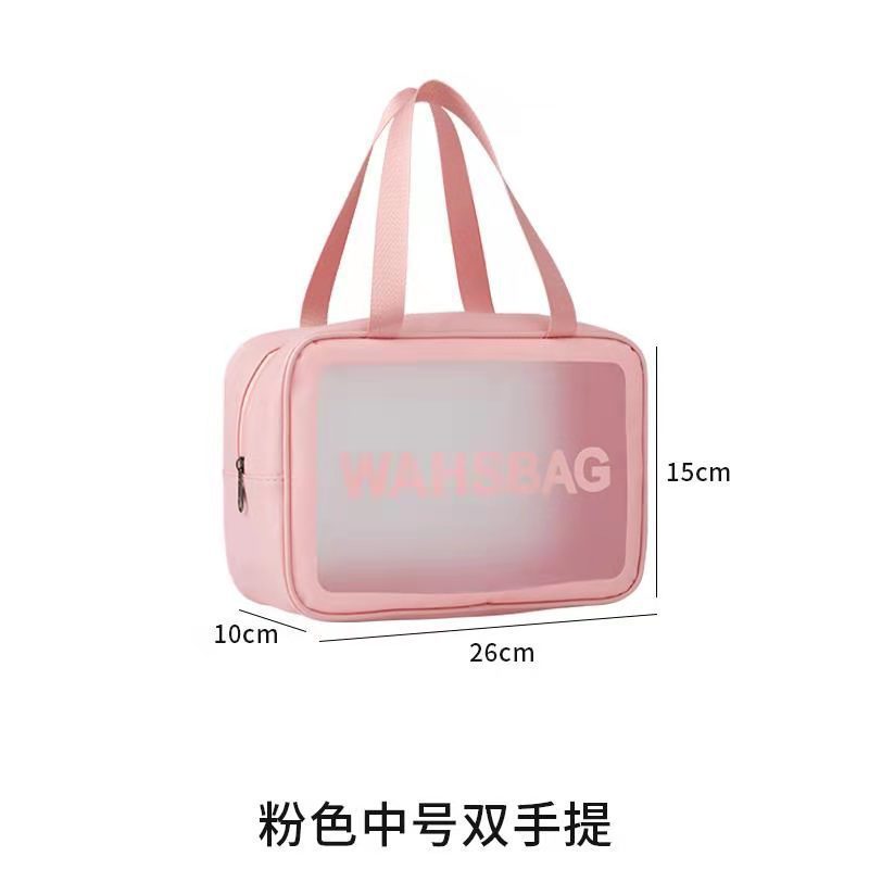 Cosmetic Bag in Ins Style, Large Capacity Women's Makeup Bag, Waterproof Toiletry Bag, Portable Travel Storage Bag, Popular Ins Style