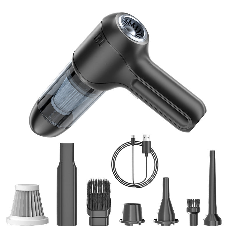 10KPa High-Suction Compact Cordless USB Portable Vacuum Cleaner for Cars, Home, Office