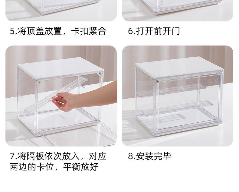 Blind Box Storage Display Stand Desktop Transparent Dustproof Acrylic Lego Bubble Mate Storage Cabinet Hand Display Box