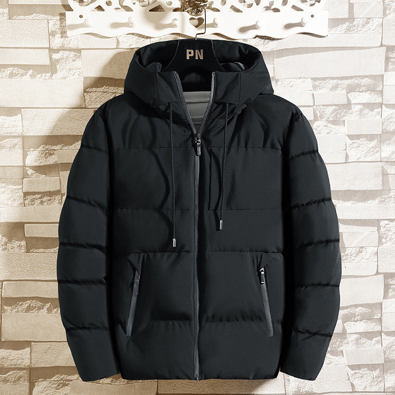 Winter new men's cotton-padded coat padded coat cotton-padded coat tide brand winter hooded versatile down cotton-padded jacket #933