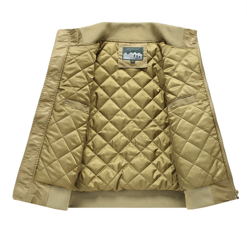 Autumn and Winter Ma1 New Jacket cotton and thickening Tooling Air Force Loose plus size Casual Jacket Baseball Suit Pilot