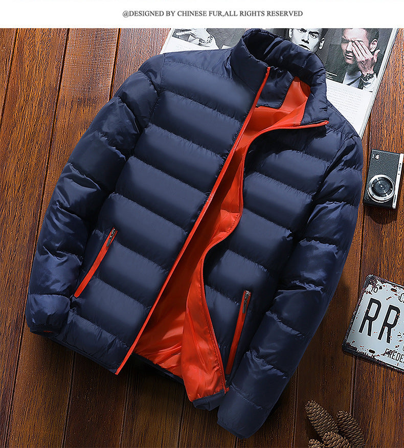 Men's Thick Loose Casual Cotton Jacket Trendy Winter Versatile Stylish Warm Cotton Fashion Casual