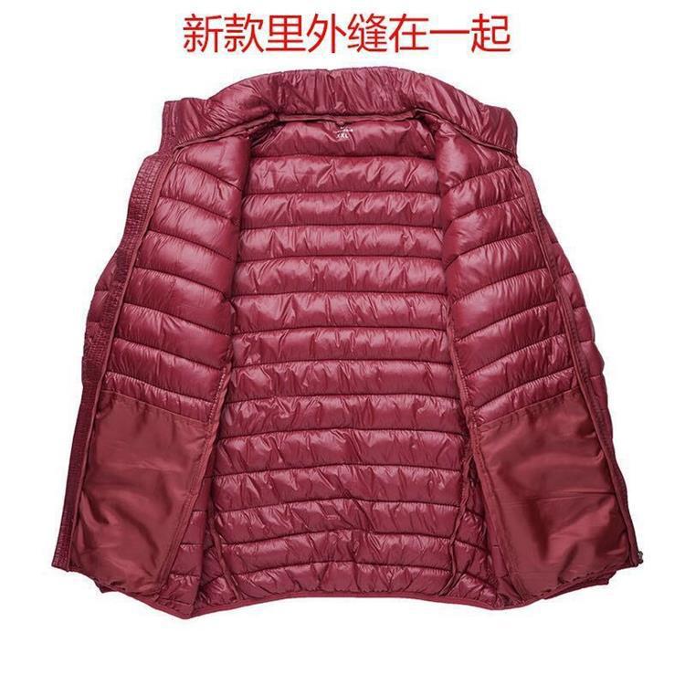Purchase Off-Season Men's Cotton Coats, Lightweight Fleece-Lined Cotton Coats, and Large-Size Cotton Coats for Men and Middle-Aged Men
