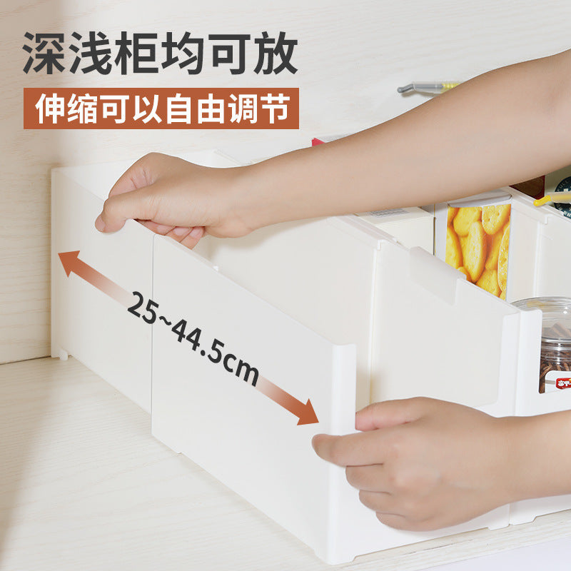 Retractable Storage Box Right Angle under Sink Cabinet Kitchen Extended Storage Basket Debris Organization Storage Box Storage Basket