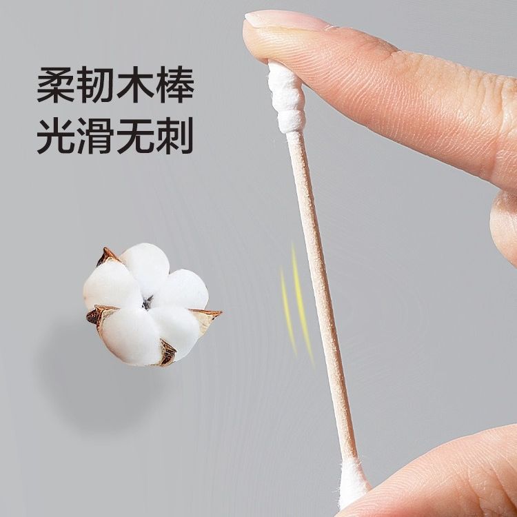 Disposable Cotton Swabs for Ear Removal, Baby Cotton Swabs, Makeup Remover Boxed Double-Ended Cotton Swabs, Cleaning Cotton Swabs, Cotton Swabs Wholesale