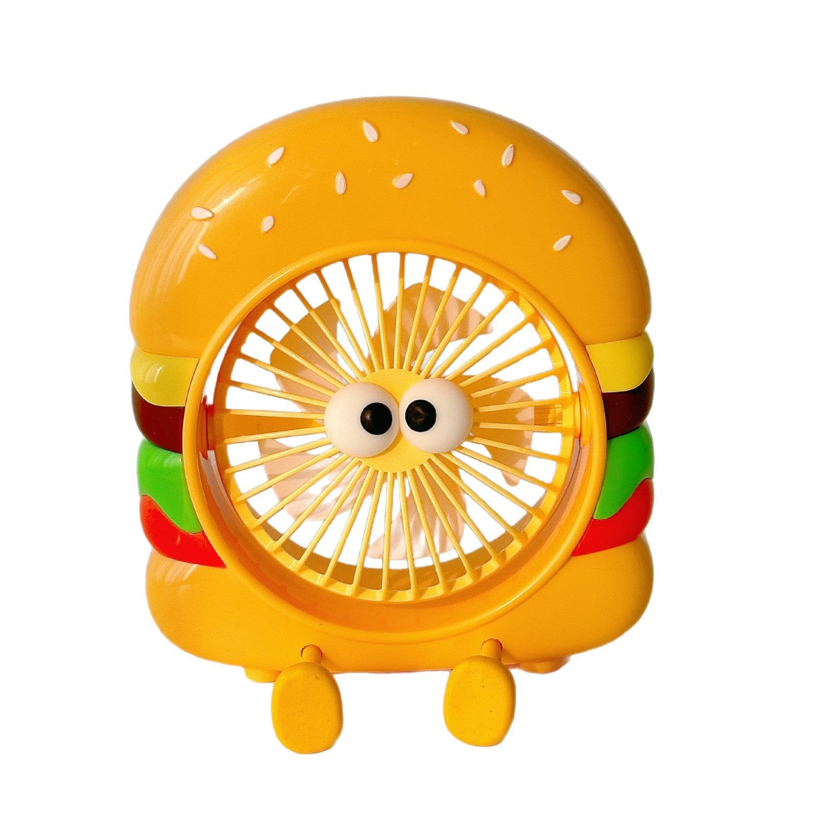 Food Toy Series Cartoon Electric Fan Summer Small Dormitory Fan USB Mini Fan Portable Handheld Fan