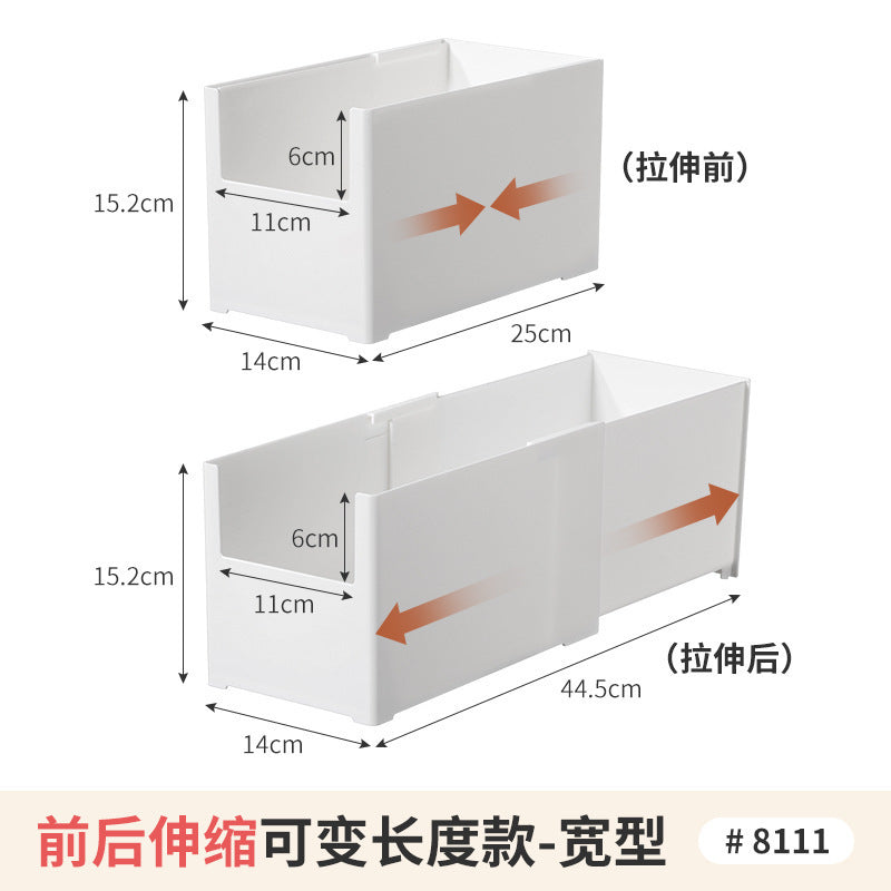 Retractable Storage Box Right Angle under Sink Cabinet Kitchen Extended Storage Basket Debris Organization Storage Box Storage Basket