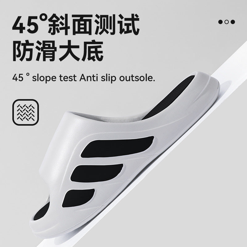 Sports slippers women's summer thick-soled soft-soled home wear non-slip deodorant lovers men's slippers wholesale