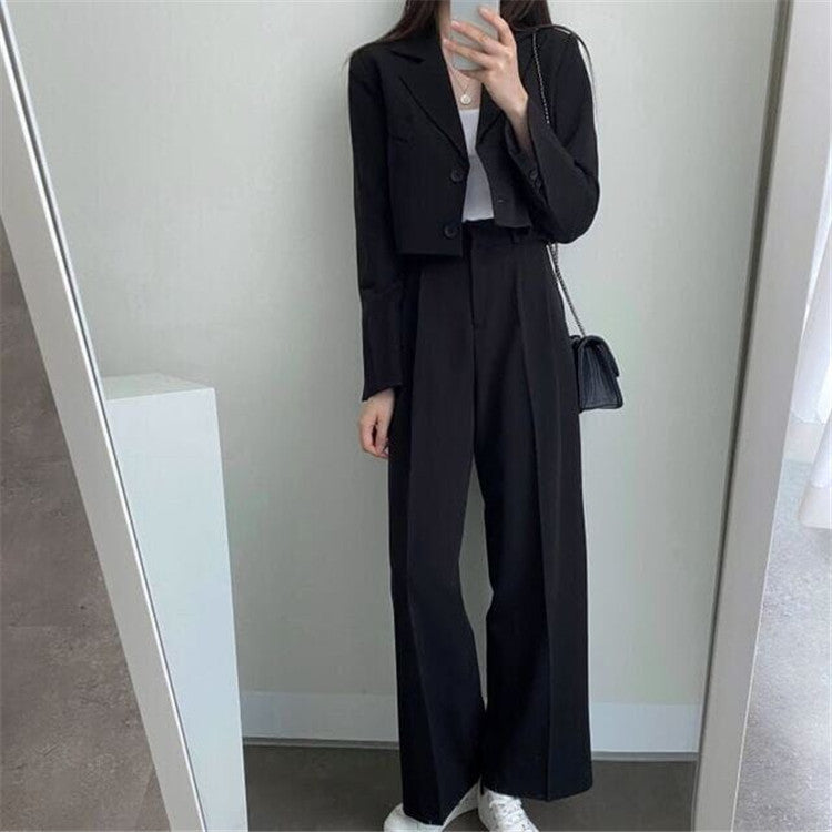 Autumn 2022 New khaki Small Suit Jacket Women's High Sense Small Temperament Commuter Suit suit
