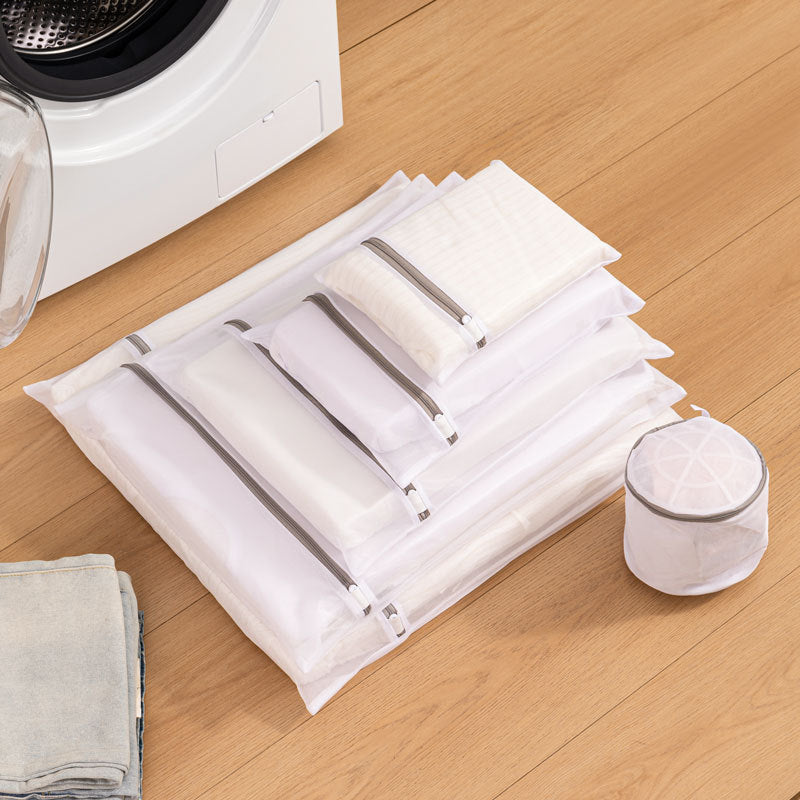 60g Thickened Laundry Bag with Coarse and Fine Mesh, Nordic Style Clothing Protective Wash Bag, Underwear and Bra Cleaning Protective Mesh Bag Wholesale
