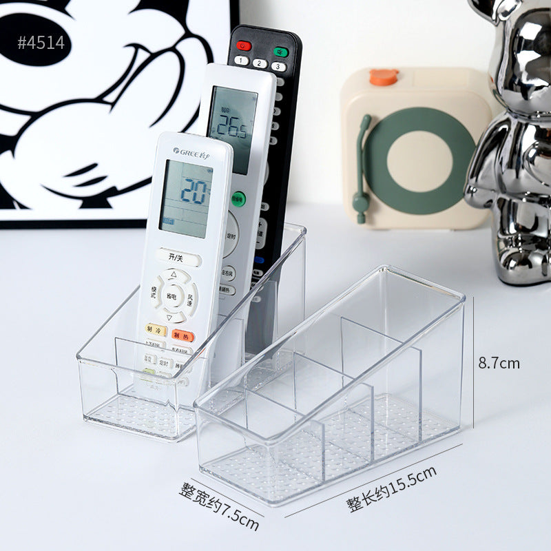 Desktop Remote Control Storage Box Plastic Sundry Basket Office Cosmetics Storage Box Multi-Functional Storage Box