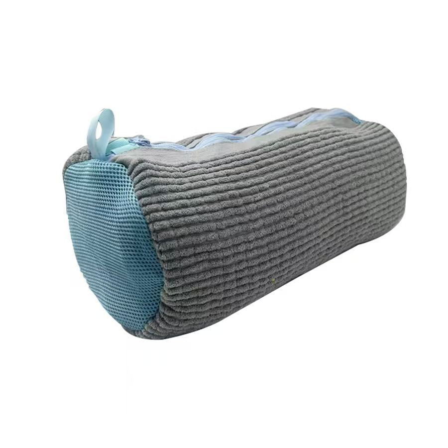 Cross-border New Lazy Double Pull Shoe Washing Bag Washing Machine Shoe Protection Deformation Prevention Washing and Cleaning Artifact Household Soft Wool