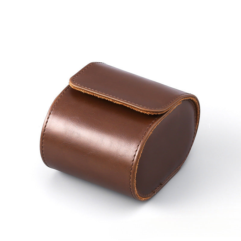 2025 Cross-Border Portable 1-Digit 2-Digit 3-Digit Watch Box Pu Leather Watch Storage Box Packaging Box Wholesale