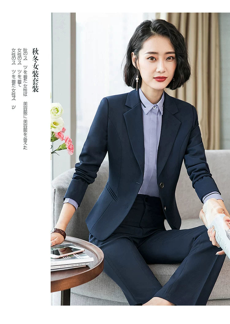 Workplace Women's Elegant Office Workers Korean Style Suit Skirt Two-piece Fashionable Casual British Style Small Suit suit