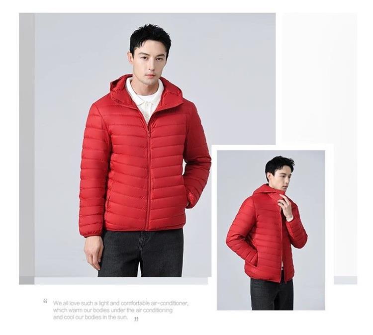 2024 New Style Lightweight Cotton Western Style Clothing Men's Short Lightweight Anti-Season Light Warm Jacket Fashionable Stitching