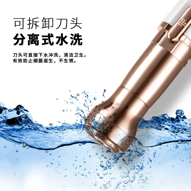 Double-Headed Multifunctional Electric Eyebrow Trimmer with Replaceable Blade Nose Hair Trimmer Shaver Wholesale Eyebrow Trimmer Artifact