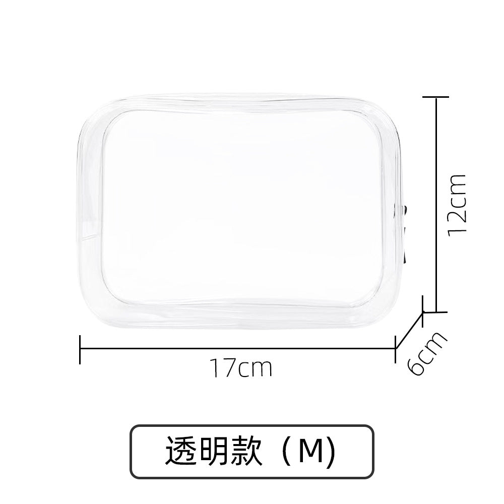Pvc Toiletry Bag Transparent Cosmetic Bag Portable Storage Bag Large Capacity Travel Toiletry Bag High-End Waterproof