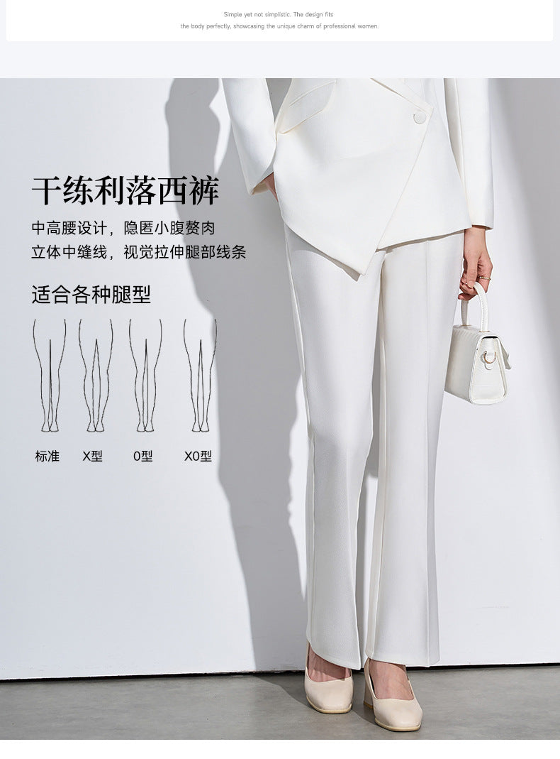Cross-Border Women's Suit Set, New Design, Professional Formal Attire for Hotel and Beauty Salon Managers, Workwear Blazer