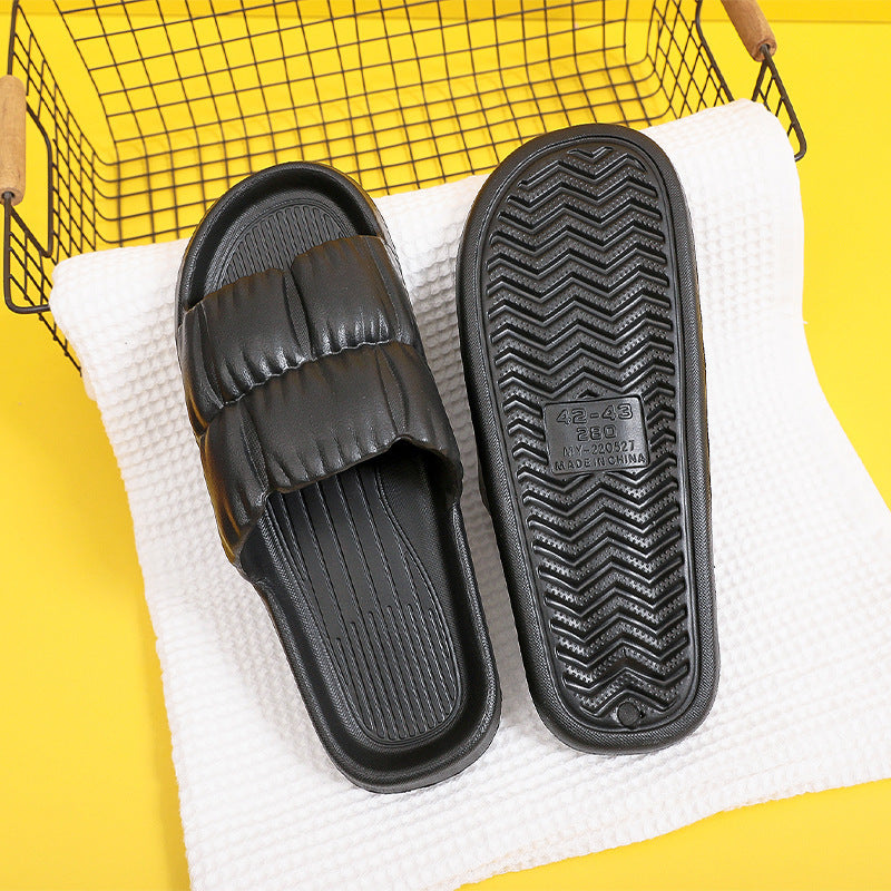 1035 a generation of hair household female summer home indoor couple bathroom bath soft bottom non-slip sandals and slippers manufacturers