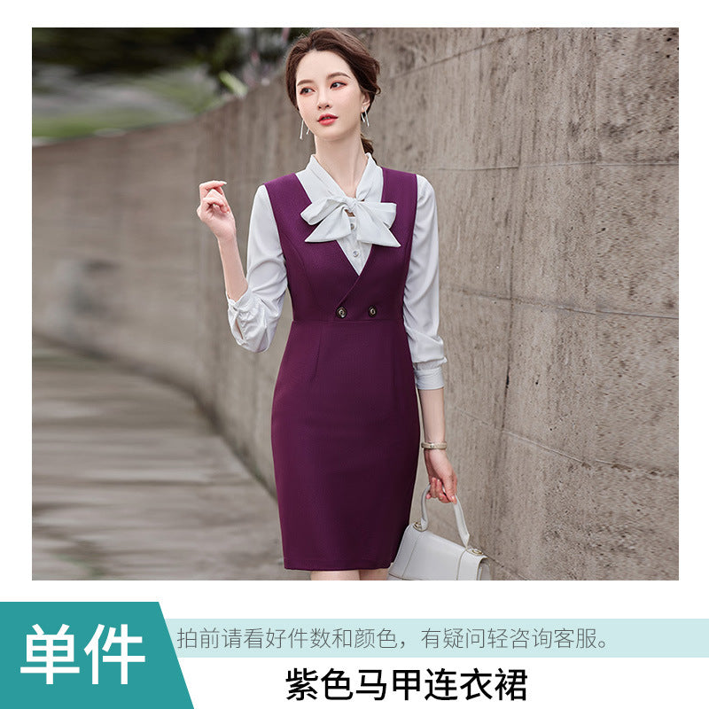 Amazon European and American Cross-Border Popular Commuter Foreign Trade Women's Blazer Professional Pants Dress Two-Piece Suit