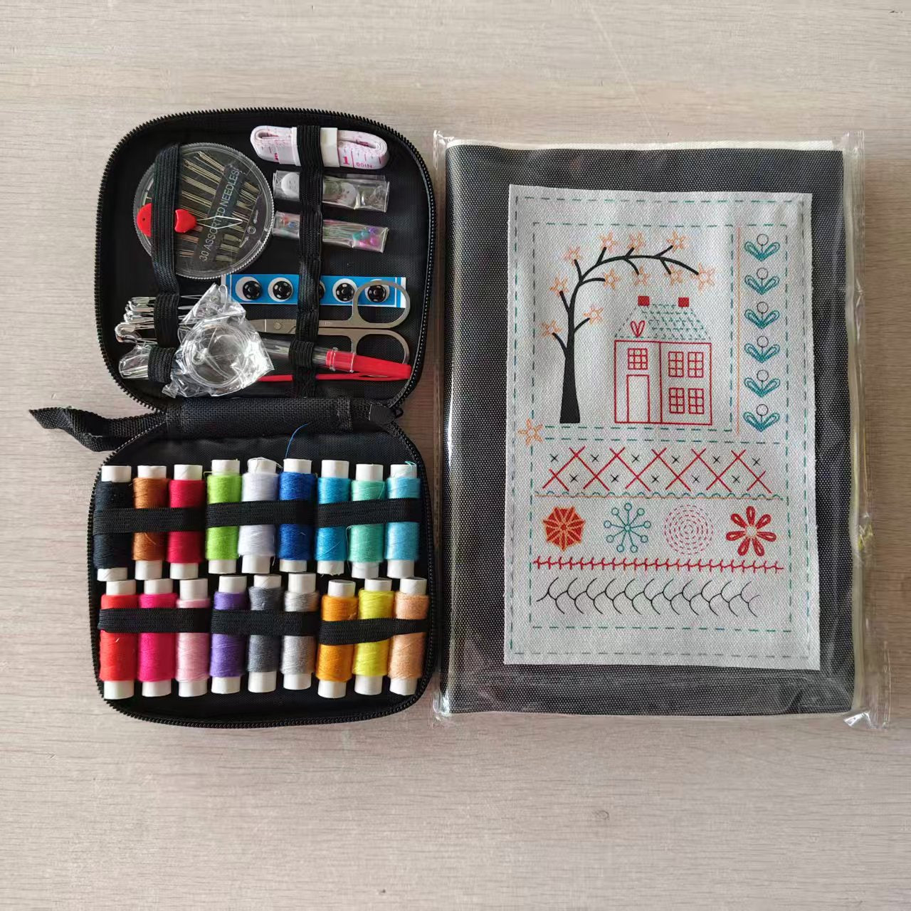 Cross-Border Hot-Selling Household Portable Sewing Kit, Daily Sewing Tools Multi-Piece Set, Handmade Sewing Kit