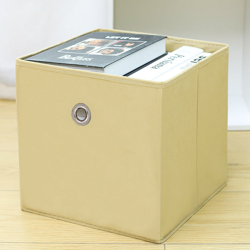 Amazon Lidless Storage Box Fabric Storage Box Foldable Large Drawer Storage Box Toy Storage Box