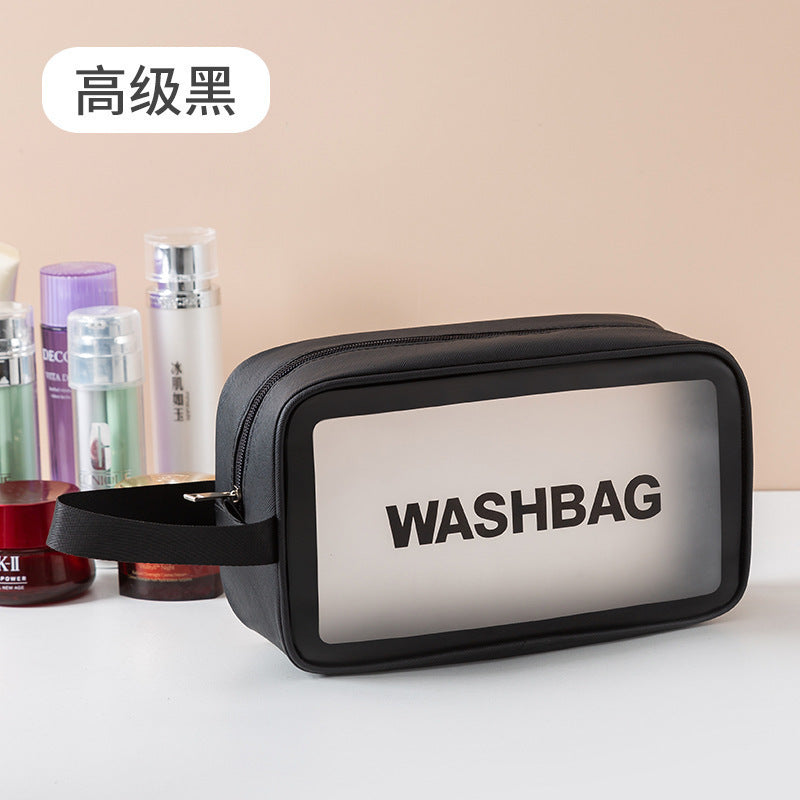 Cosmetic Bag in Ins Style, Large Capacity Women's Makeup Bag, Waterproof Toiletry Bag, Portable Travel Storage Bag, Popular Ins Style