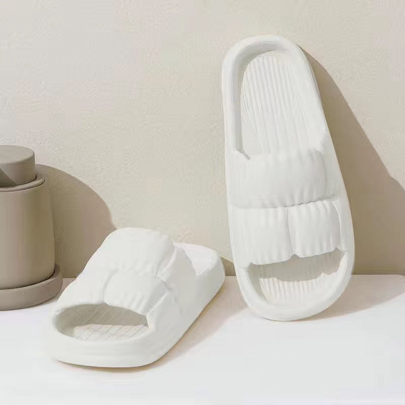 Slip Slippers Women's Summer Household Non-slip Bathroom Bathing Couple's Thick-soled Household Men's Summer Simple Sandals