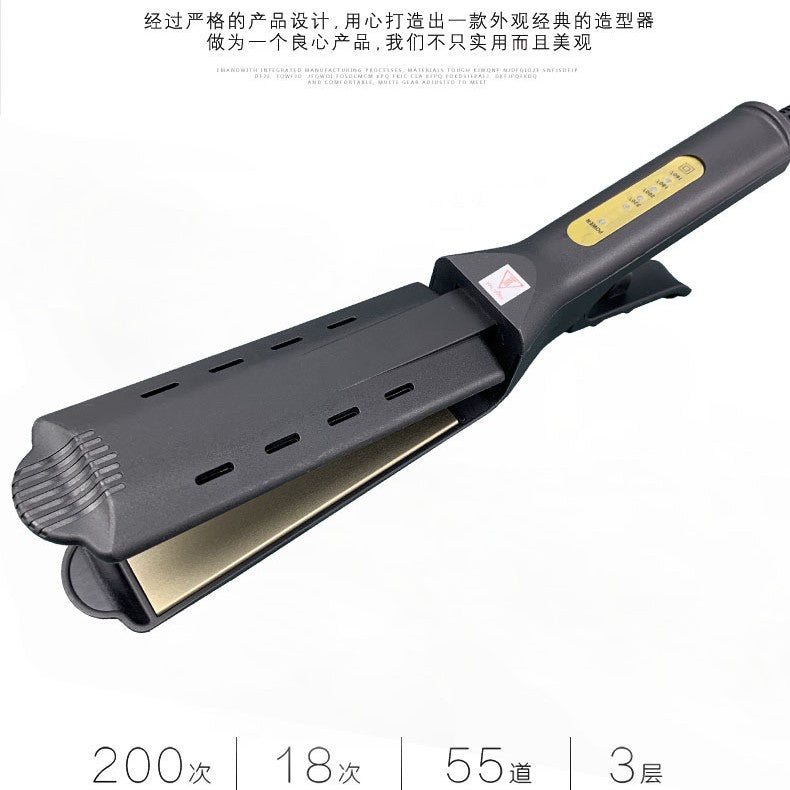 Cross-border e-commerce explosions new curling straight dual-use does not hurt the hair inside the buckle pear flower clip plate clip curling iron