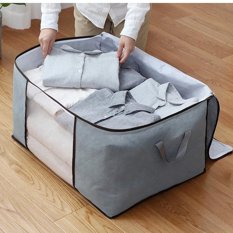 ✅ Thickened Large-Capacity Non-Woven Quilt Storage Bag Organizer Bag Clothes Moving Packing Bag Storage Bag Luggage Bag