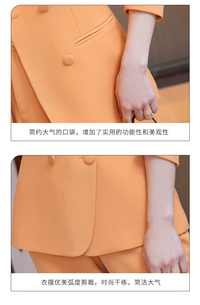 Cross-border spring business attire professional suit women's hotel front desk work clothes women's formal attire beautician work clothes