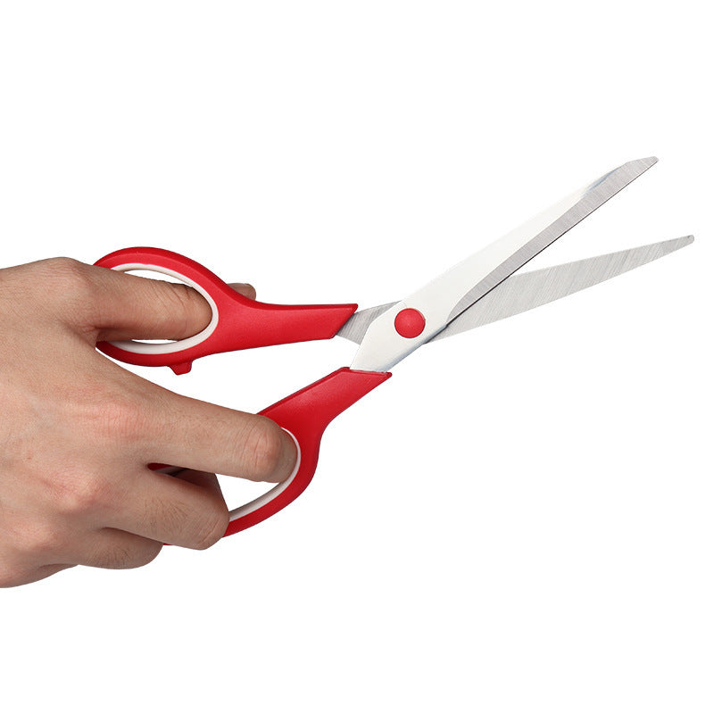 Factory Direct Sales Stainless Steel Office Scissors Student Stationery Scissors Manufacturer Office and Home Use