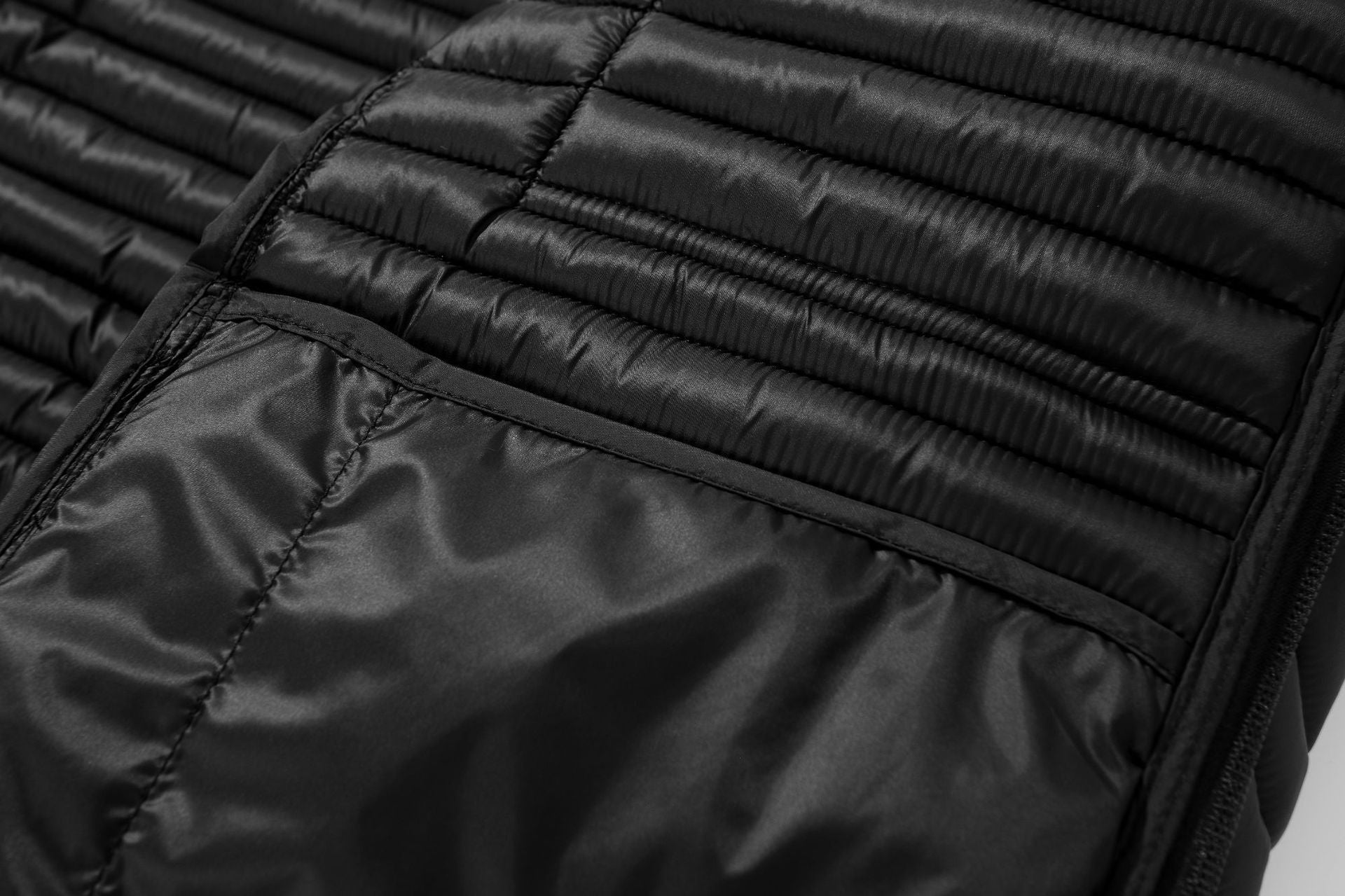 Cross-Border Men's Cotton Jacket 2025 Autumn and Winter Graphene Detachable Hood Amazon Wish Ribbed Cotton Coat Thickened