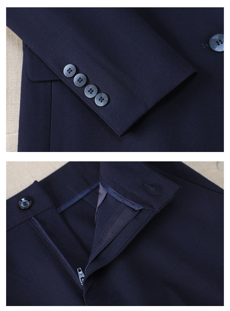 Cross-Border Suit Set for Female College Students, Interview Attire, Formal Fitted Jacket, New High-End Professional Workwear