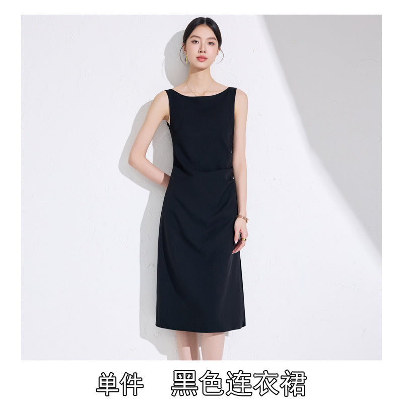 Pink High-End Three-Quarter Sleeve Blazer Women's Pants Dress Business Attire Two-Piece Suit High-End Elegant Trendy