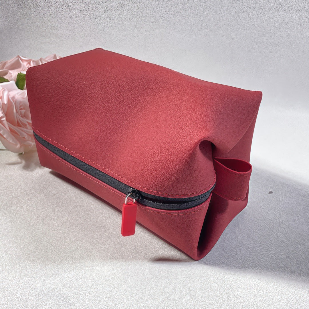 Wholesale Silicone Storage Bag Waterproof Travel Cosmetic Bag Toiletry Bag Small Objects Silicone Storage Box Large Capacity New Style