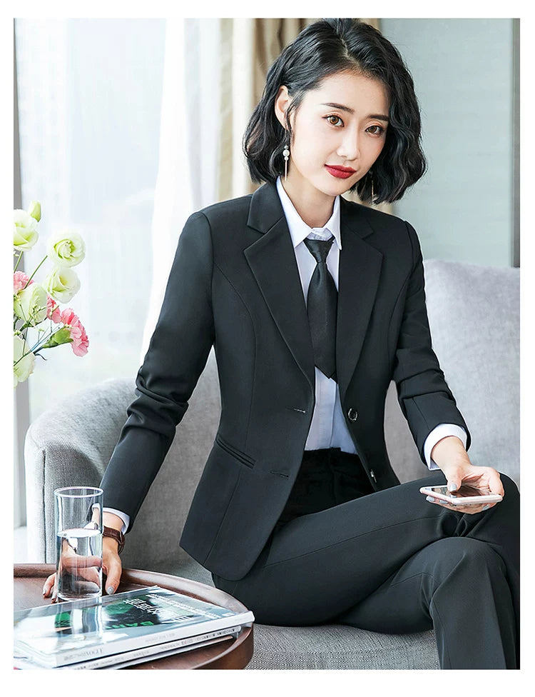 Workplace Women's Elegant Office Workers Korean Style Suit Skirt Two-piece Fashionable Casual British Style Small Suit suit