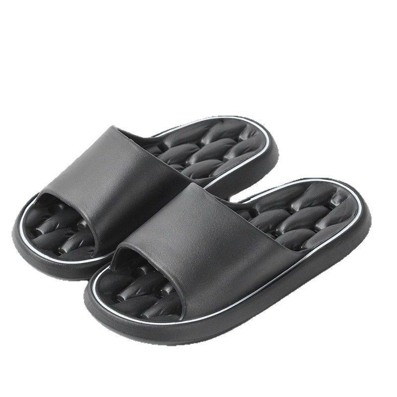 Slippers household summer women's home non-slip bathroom bath leaking sandals men's thick-soled hotel sandals wholesale