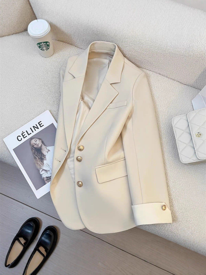 2026 New Style Elegant Commuter Blazer for Women, Spring and Autumn, Unique Design, Trendy Cross-Border Suit