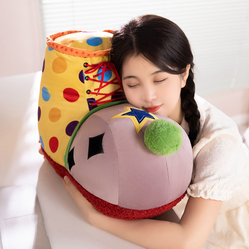 New Internet Celebrity Clown Shoes Pillow Blanket Backrest Multifunctional Stuffed Toy Parent-Child Home Couple Gift