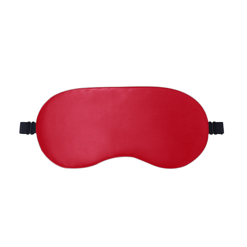 Double-Sided Imitation Silk Eye Mask, Light-Blocking Sleep Eye Mask, Logo Printing Wholesale, Men's and Women's Travel Cooling Ice Silk Eye Protection